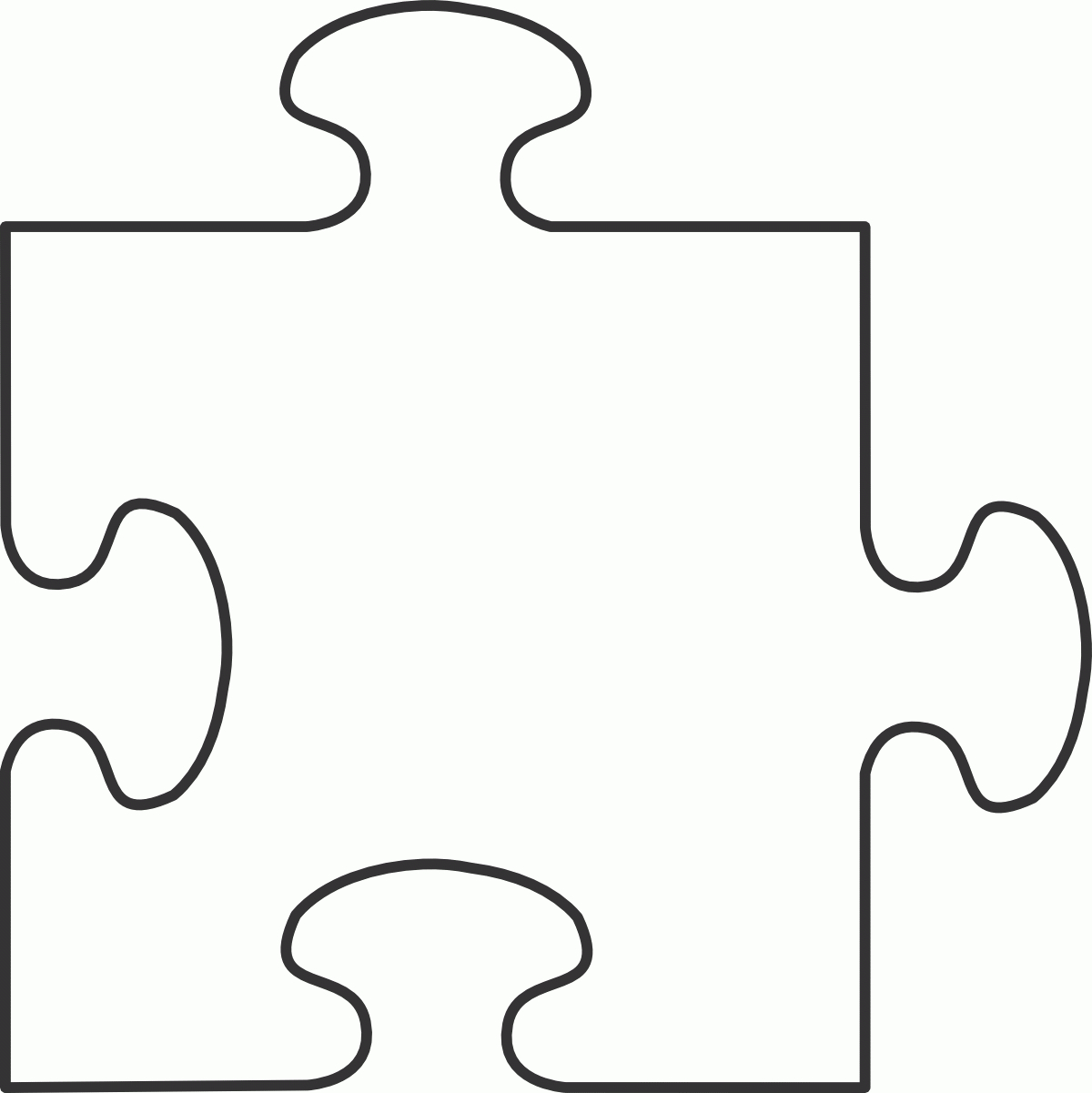 Free Piece Puzzle, Download Free Clip Art, Free Clip Art On Clipart - Printable Puzzle Piece Autism