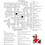 Free Printable Cards: Free Printable Crossword Puzzles | Christmas   Printable Crossword Puzzles About Cars