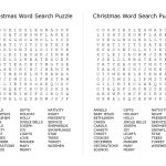 Free Printable Christmas Word Search Puzzles – Festival Collections   Printable Holiday Puzzles