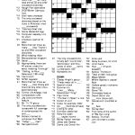 Free Printable Crossword Puzzles For Adults | Puzzles Word Searches   Challenging Crossword Puzzles Printable
