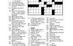 Free Printable Crossword Puzzles For Adults | Puzzles-Word Searches – English Crossword Puzzles Printable