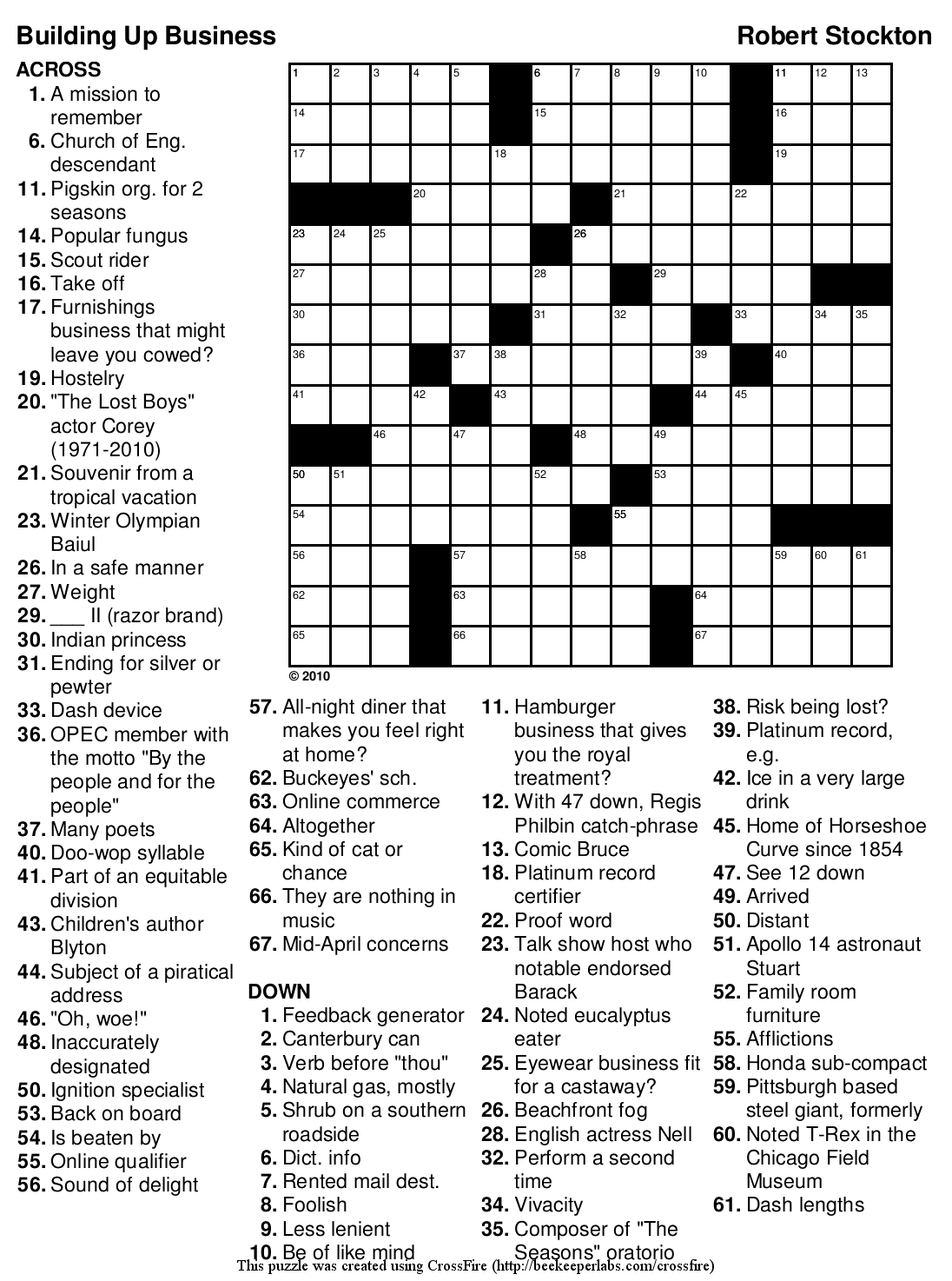 Free Printable Crossword Puzzles | Learning English | Free Printable - Printable Crosswords For Learning English