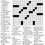 Free Printable Crosswords Easy | Free Printables   Printable Crossword Puzzles Entertainment