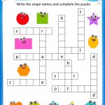Free Printable Crosswords With Top 10 Benefits For Our Kids   Crossword Puzzles For Kindergarten Free Printable