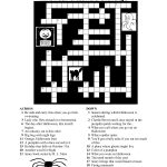 Free Printable Halloween Crosswords | Halloween | Halloween   Halloween Crossword Puzzle Printable