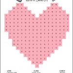 Free Printable Heart Shaped Valentine's Day Word Search For Kids   Free Printable Heart Puzzle
