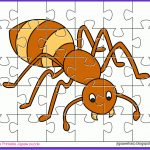 Free Printable Jigsaw Puzzle Game: Ant Jigsaw Puzzle   Printable Jigsaw Puzzle For Adults