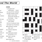 Free Printable Large Print Crossword Puzzles | M3U8   Printable Crossword Puzzles By Topic