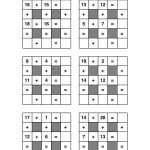 Free Printable Math Games For First Grade Students | Clasa 0 | Maths   Printable Crosswords For 1St Grade