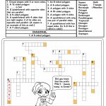 Free Printable Math Puzzles Number Crosswords Make Puzzle Worksheet   Printable Math Crossword Puzzles For High School