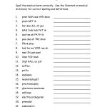 Free Printable Medical Terminology Worksheets Cakepins | Daily   Printable Medical Crossword Puzzles Free