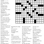 Free Printable Ny Times Crossword Puzzles | Free Printables   Free Printable New York Times Crossword Puzzles
