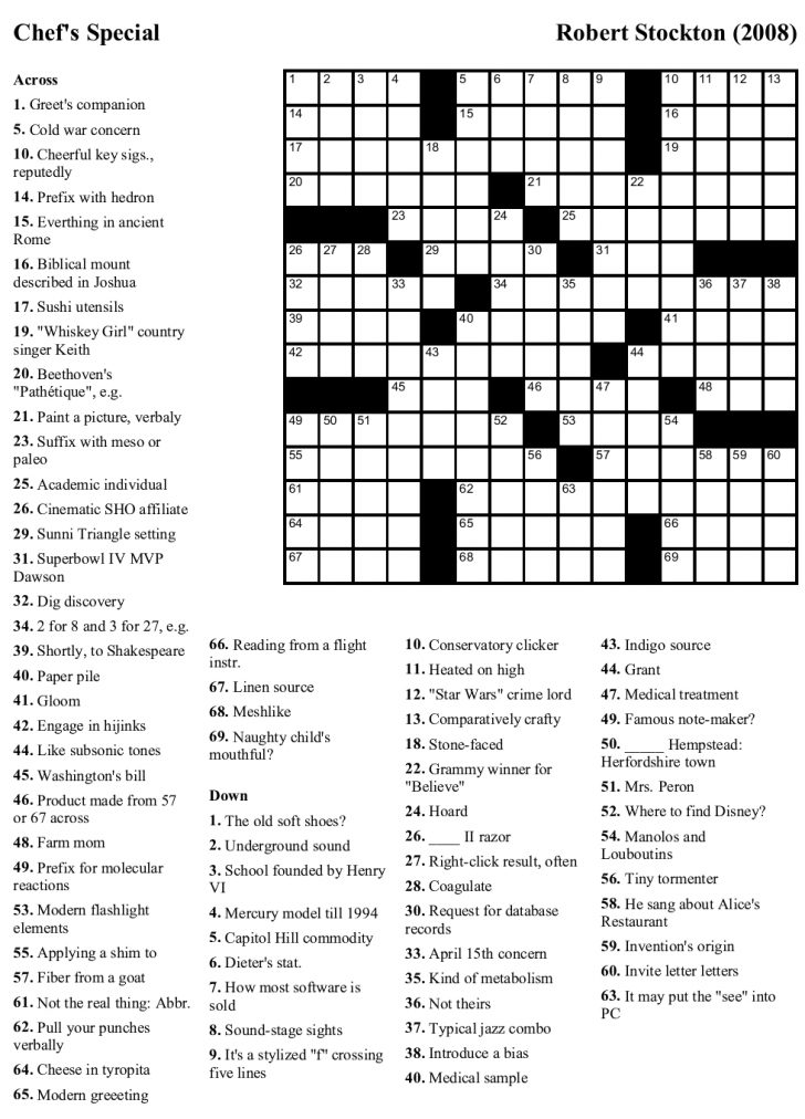 crossword nytimes