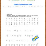 Free Printable Secret Code Word Puzzle For Kids. This Puzzle Has A   Printable Codebreaker Puzzles