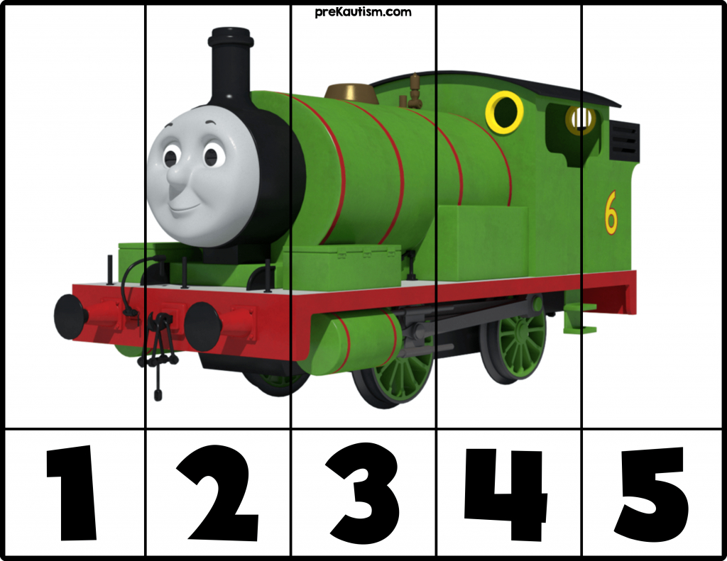 Free! Printable Thomas &amp;amp; Friends Puzzles | Prekautism | Autism - Printable Train Puzzle