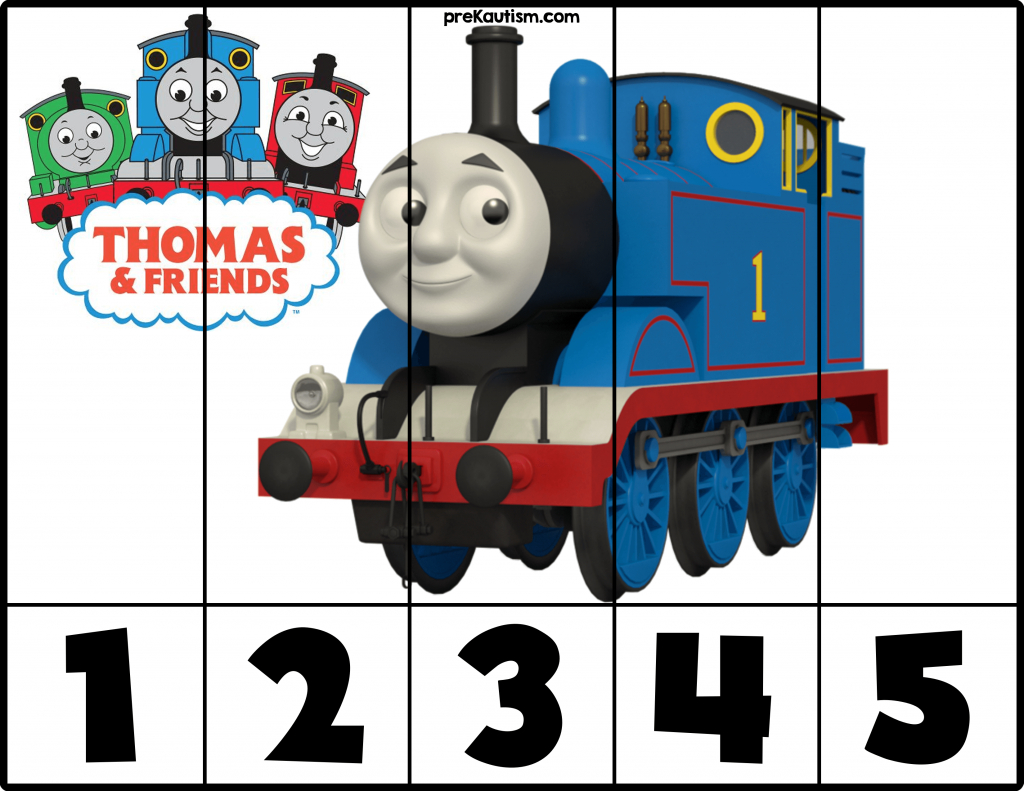 Free! Printable Thomas &amp;amp; Friends Puzzles | Prekautism | Craft - Printable Train Puzzle