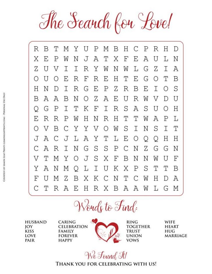 Printable Heart Puzzles