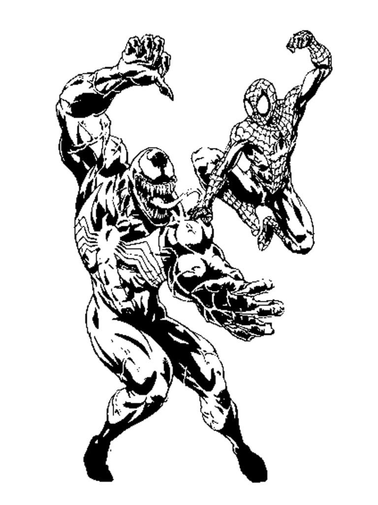 Free Printable Venom Coloring Pages For Kids | Comic Book Coloring - Free Printable Venom Puzzles