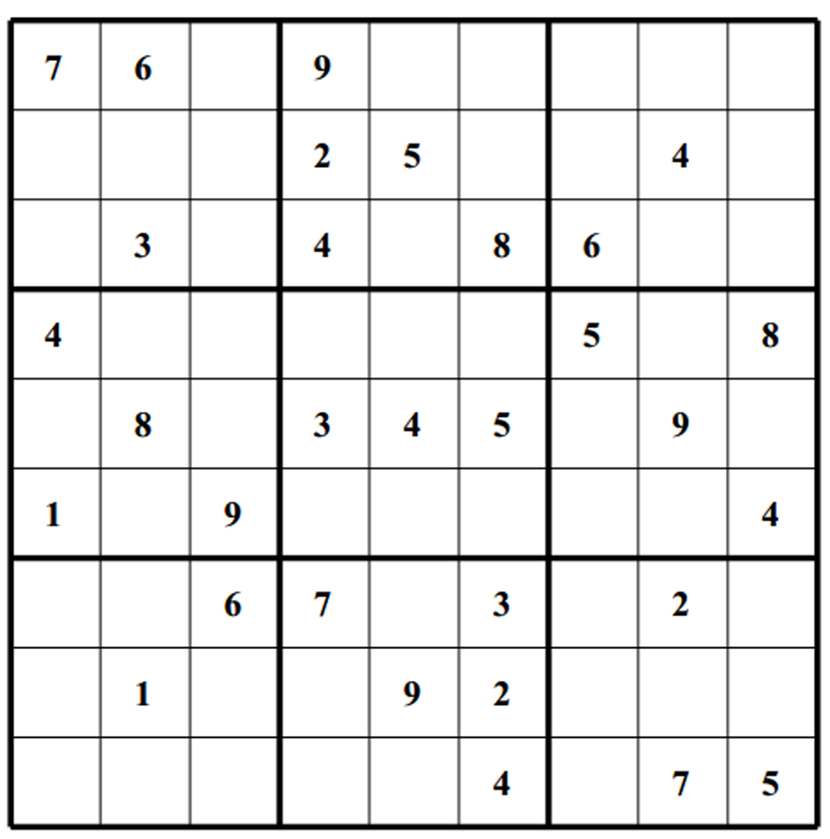 Free Sudoku Puzzles | Enjoy Daily Free Sudoku Puzzles From Walapie - 5 Star Sudoku Puzzles Printable