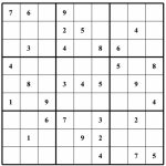 Free Sudoku Puzzles | Enjoy Daily Free Sudoku Puzzles From Walapie   Printable Sudoku Puzzle Grids