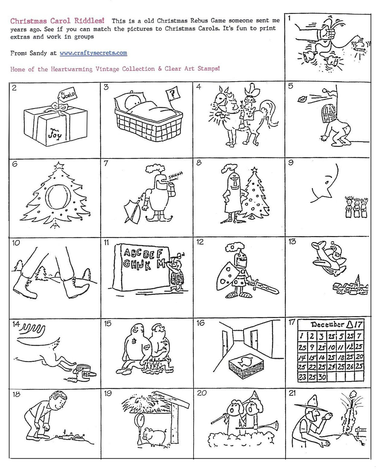 Printable Christmas Rebus Puzzles Printable Crossword Puzzles