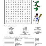 French Christmas Word Search   Google Search | French   Christmas   Printable French Puzzle
