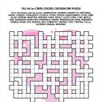 Fun Activities For Kids   Printable Crossword Puzzles In Afrikaans