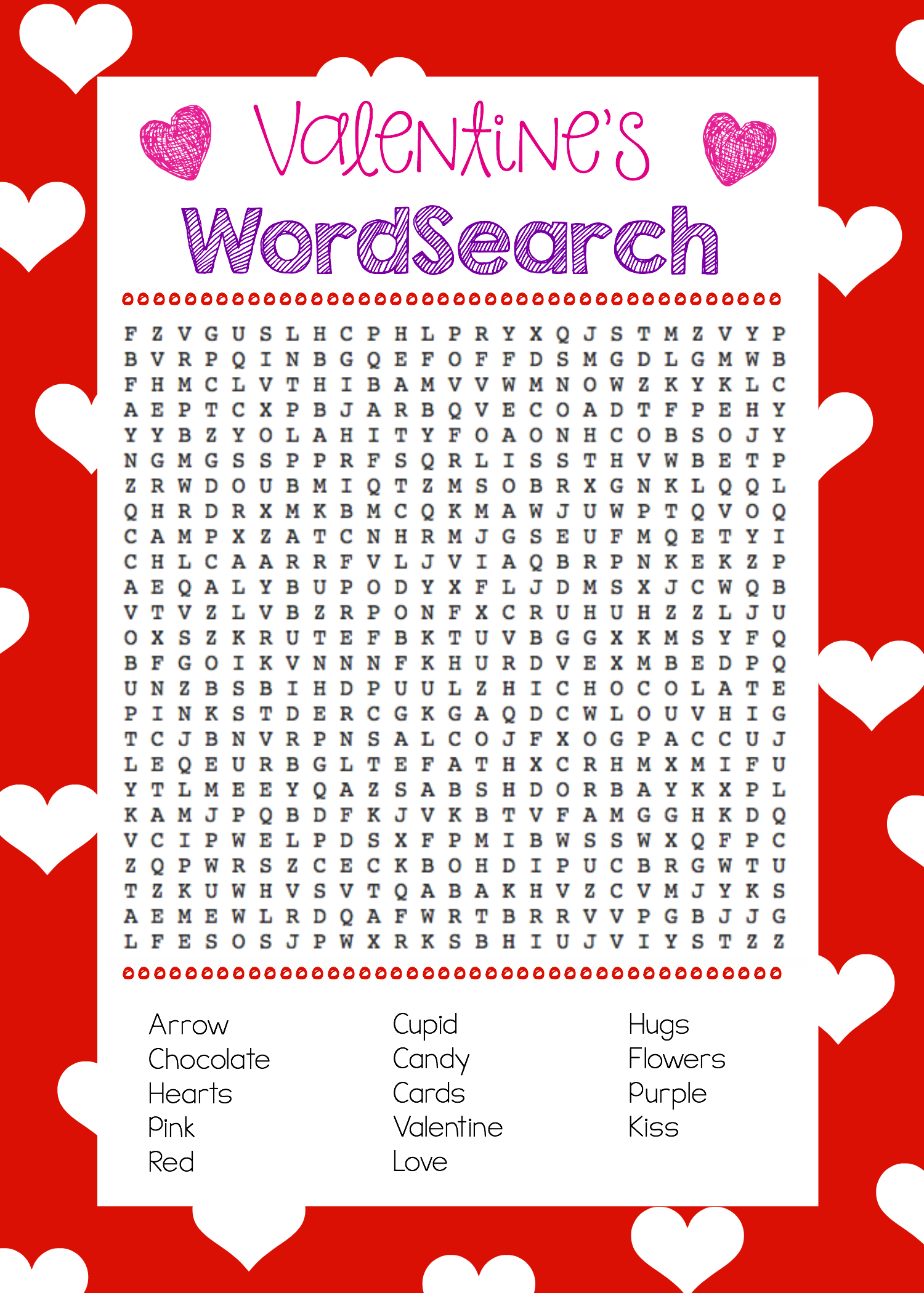Fun Valentine Games To Print &amp;amp; Play | Printables | Pinterest | Ideas - Free Printable Valentines Crossword