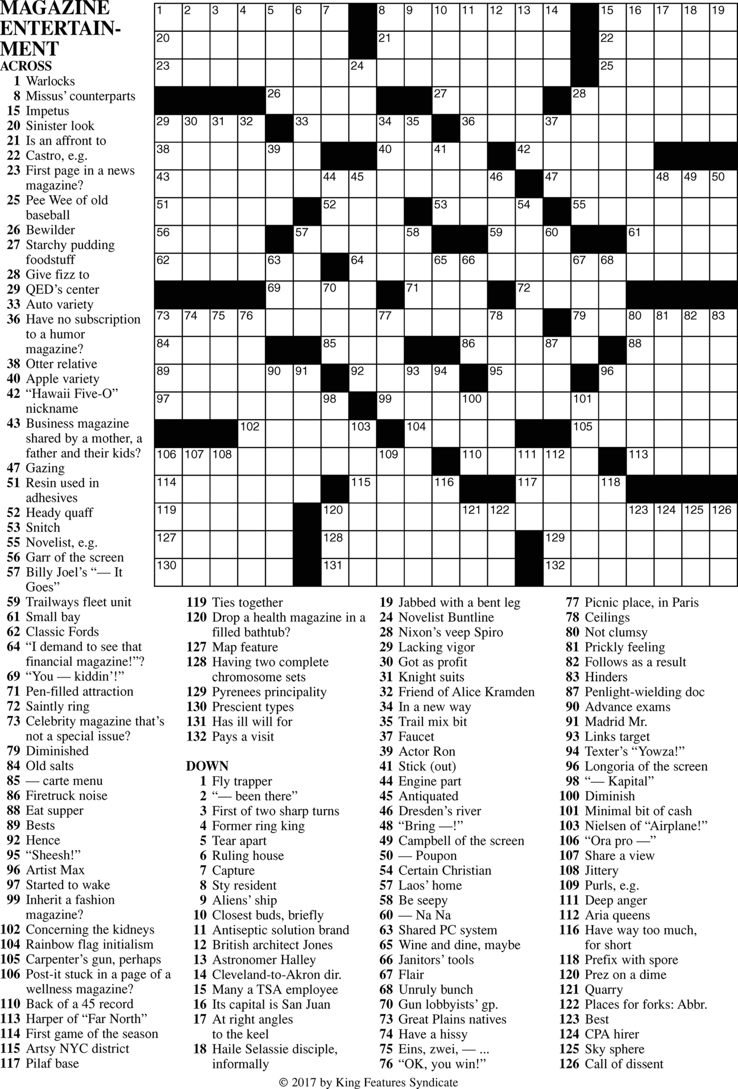Gallery: Printable Sunday Premier Crossword, - Coloring Page For Kids - Printable Crossword Puzzles By Frank Longo