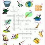Garden Parts   Free Esl, Efl Worksheets Madeteachers For Teachers   Printable Garden Crosswords