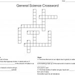 General Science Crossword   Wordmint   Science Crossword Puzzles Printable With Answers