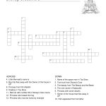 Gratis Disney Kruiswoordraadsel   Printable Crossword Disney