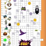 Halloween Crossword For Beginners | Esl Worksheets Of The Day   Printable Halloween Crossword