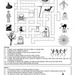 Halloween Crossword Worksheet   Free Esl Printable Worksheets Made   Halloween Crossword Puzzle Printable