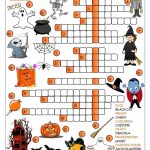 Halloween   Crossword Worksheet   Free Esl Printable Worksheets Made   Printable Halloween Crossword