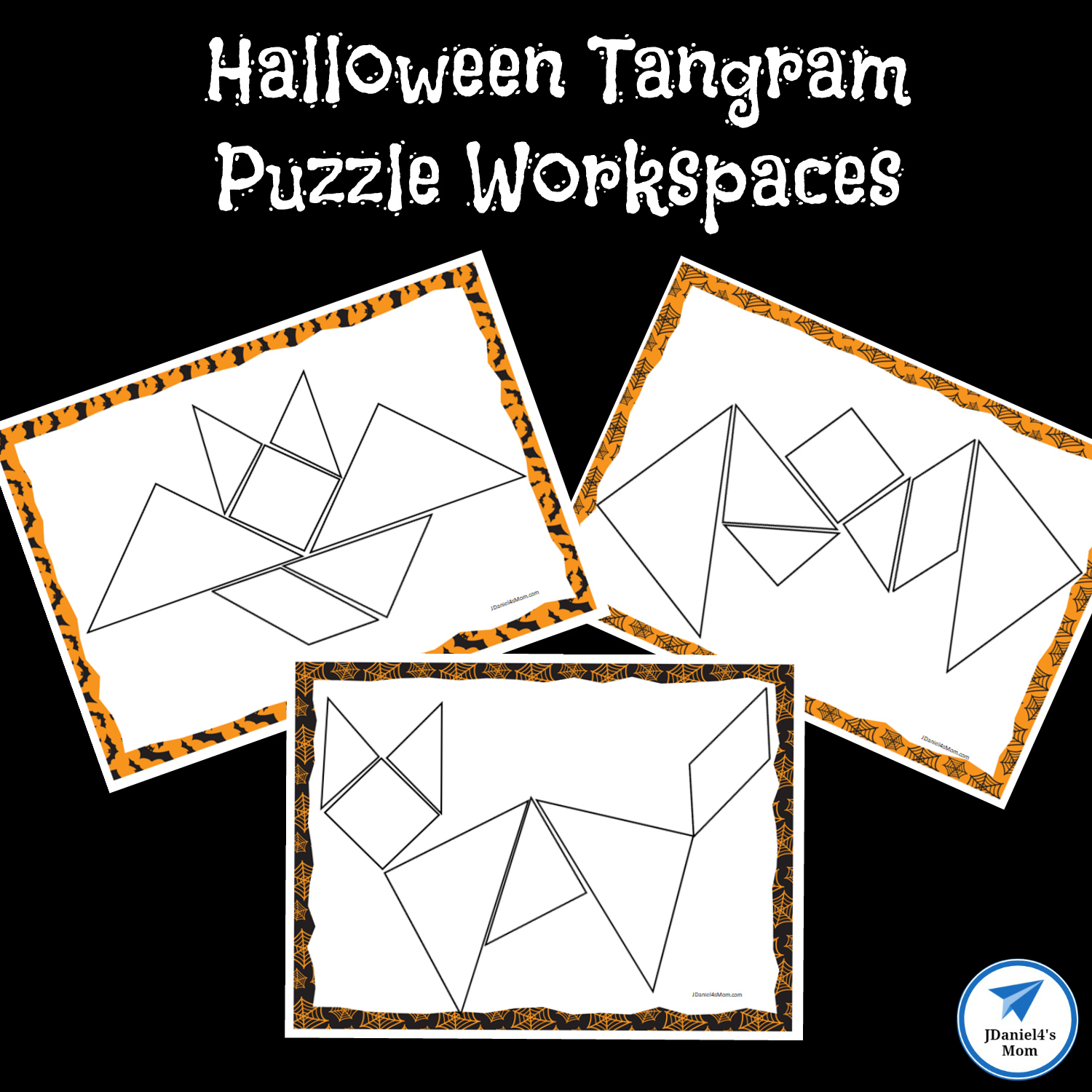 Halloween Themed Printable Tangram Puzzles - Jdaniel4S Mom - Printable Tangram Puzzles
