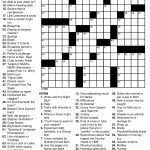 Hard Crossword Puzzles Printable And 8 Best Of Printable Difficult   Difficult Crossword Puzzles Printable