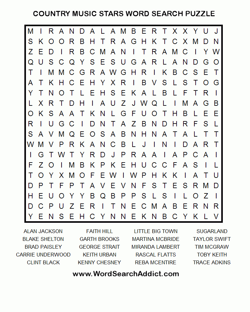Hard Printable Word Searches For Adults | Home Page How To Play - Printable Puzzles Difficult