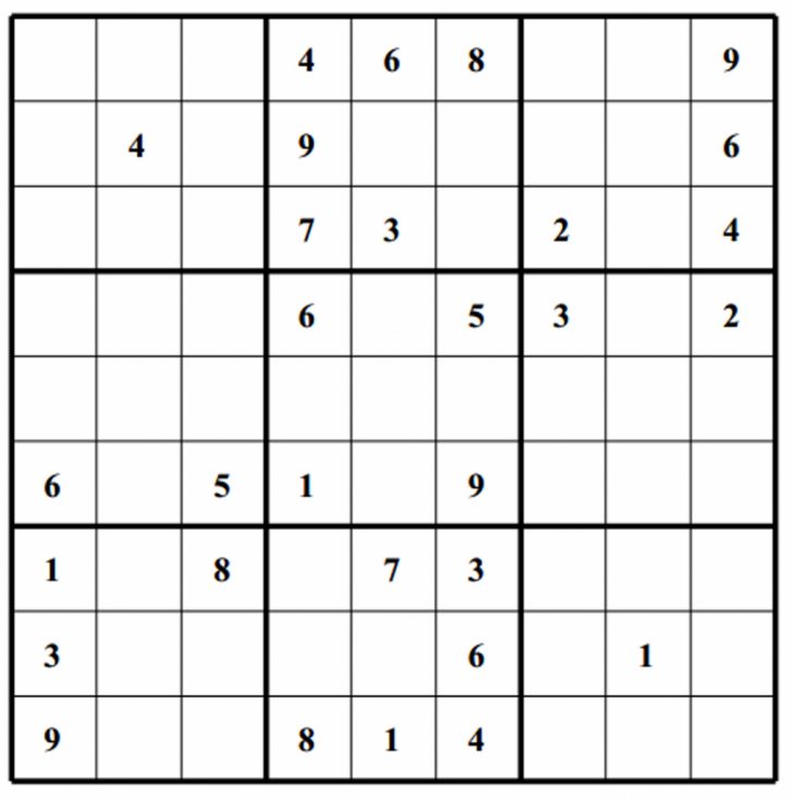 Printable Sudoku Puzzles 6 Per Page