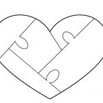 Heart Puzzle Template   Free To Use | Woodworking   Puzzles   Printable Heart Puzzle Template