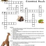 Here Is A Free Jungle Crossword Puzzle. Compliments Of Stuffedsafari   Wildlife Crossword Puzzle Printable