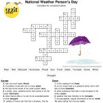 Here Is The Answer Key For The Printable Crossword Puzzle For   Groundhog Day Crossword Puzzles Printable