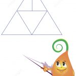 How Many Triangles Are There? | Free Printable Puzzle Games   Printable Triangle Puzzle