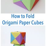 How To Fold Origami Paper Cubes   Frugal Fun For Boys And Girls   Printable Origami Puzzle