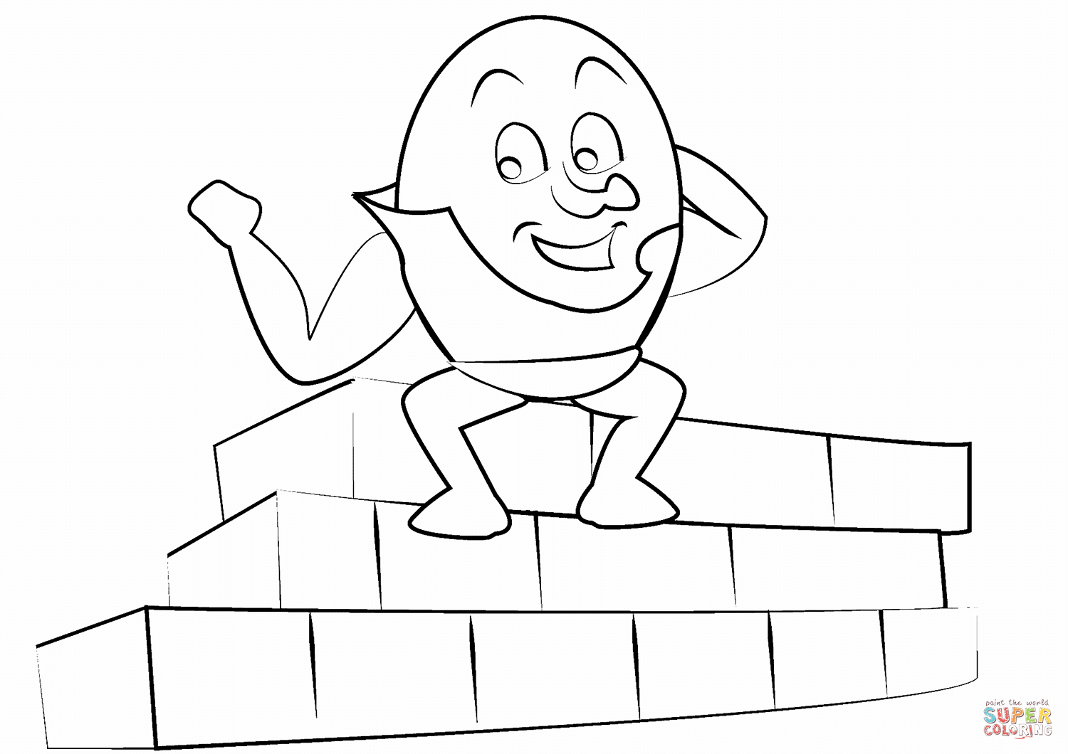 Humpty Dumpty Coloring Page | Free Printable Coloring Pages - Printable Humpty Dumpty Puzzle