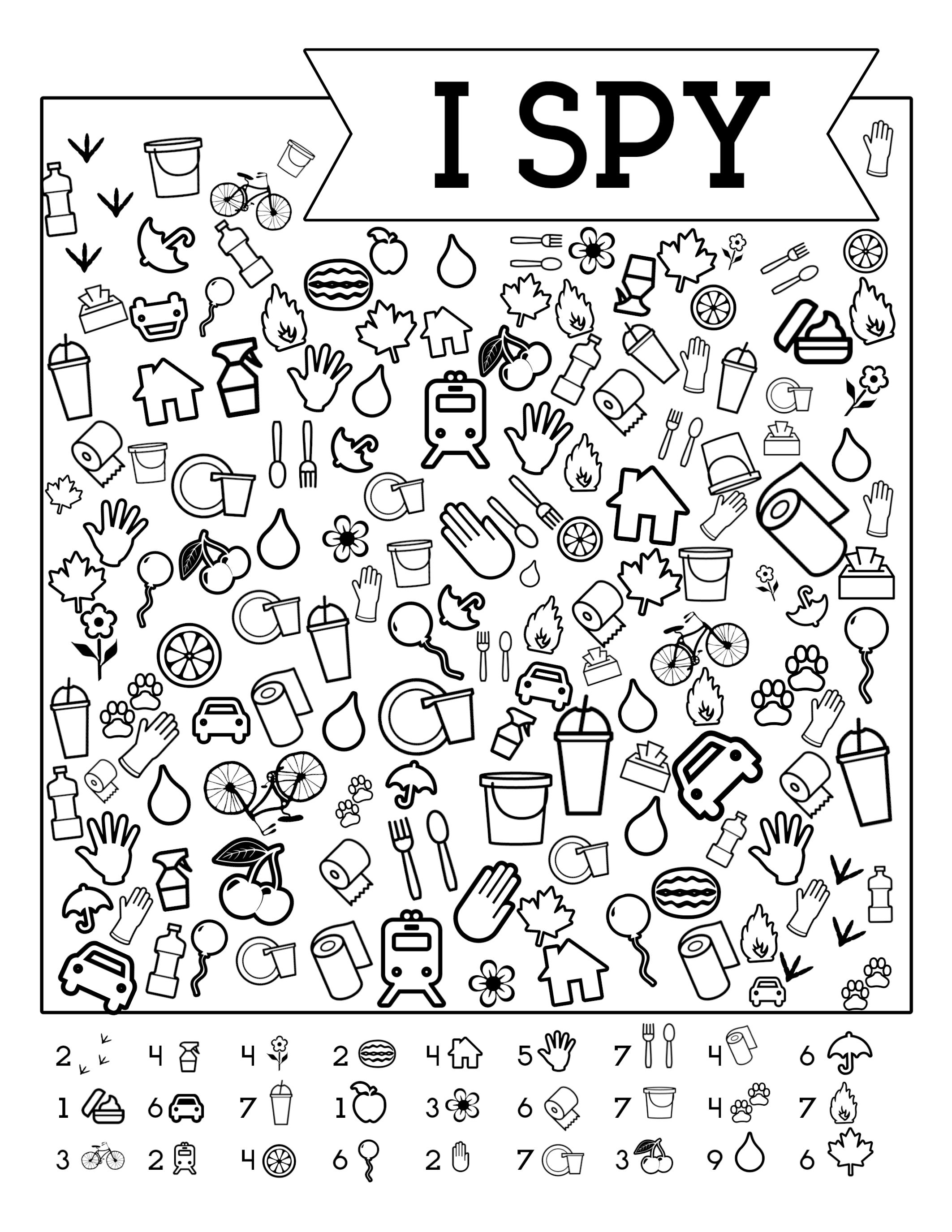 I-Spy-Free-Printable-Kids-Game | Spy School Camp | Road Trip Games - I Spy Puzzles Printable