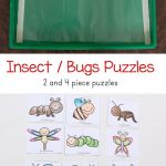 Insect Theme Printable Puzzles | Bugs & Insect Activities For Kids   Printable Puzzle For Toddlers