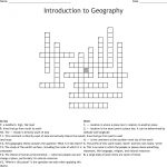 Introduction To Geography Crossword   Wordmint   Printable Geography Puzzles