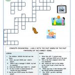 Irregular Verbs   Crossword Puzzles Worksheet   Free Esl Printable   Printable Grammar Crossword Puzzles