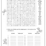 Irregular Verbs Wordsearch Worksheet   Free Esl Printable Worksheets   Printable Word Search Puzzles Verbs